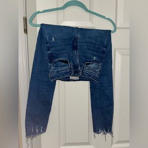 Zara Jeans With Rips Size 2